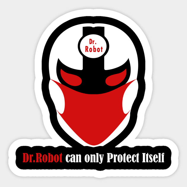 Dr.Robot Sticker by elzammar